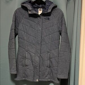 The North Face Women's Dark Gray Quilted Jacket